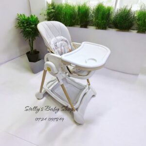Multi-Functional Baby Feeding Chair with Swing, Recline Wheels | Convertible High Chair