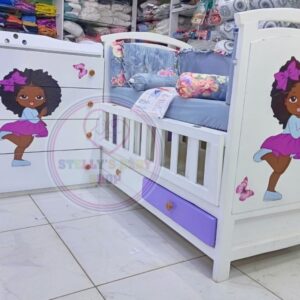 Baby cot with Side Drawer