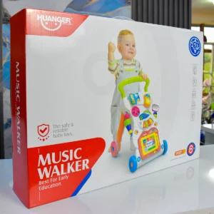 Huanger Musical Baby Activity Walker – Interactive Learning Walker (6+ Months)