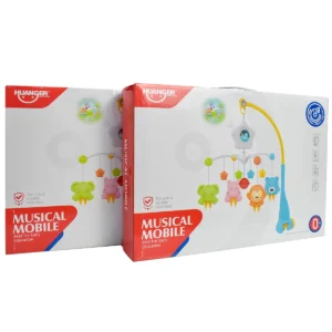 Huanger Musical Baby Crib Mobile with Projector, Music & Rotating Animal Toys